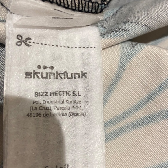 Skunkfunk Navy and Beige Patterned Mini Dress - Picture 12 of 14